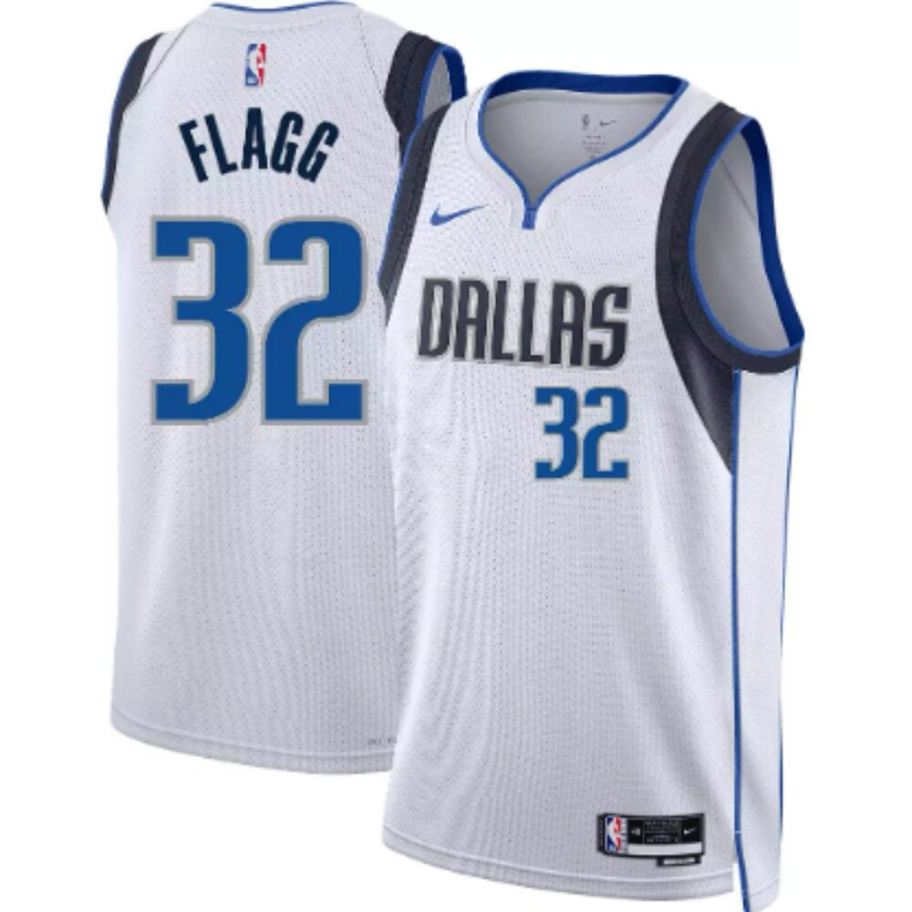 Dallas Mavericks Cooper Flagg #32 White Association Jersey